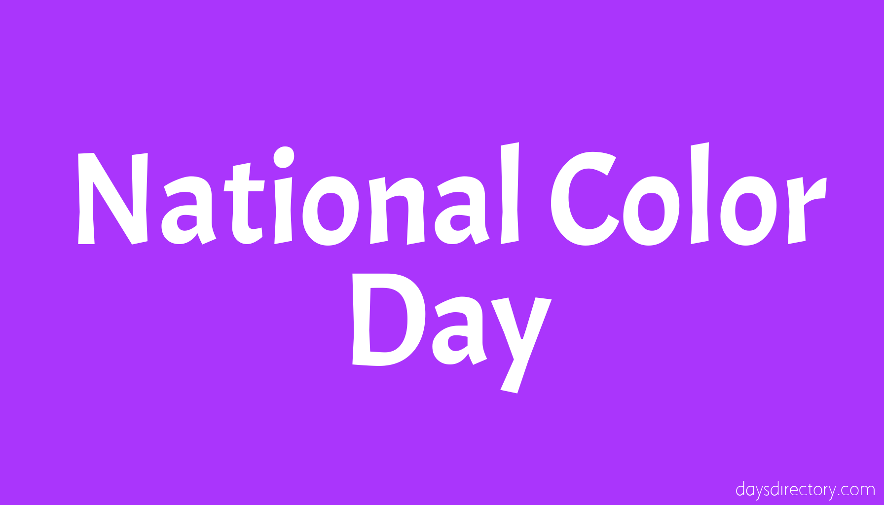 National Color Day