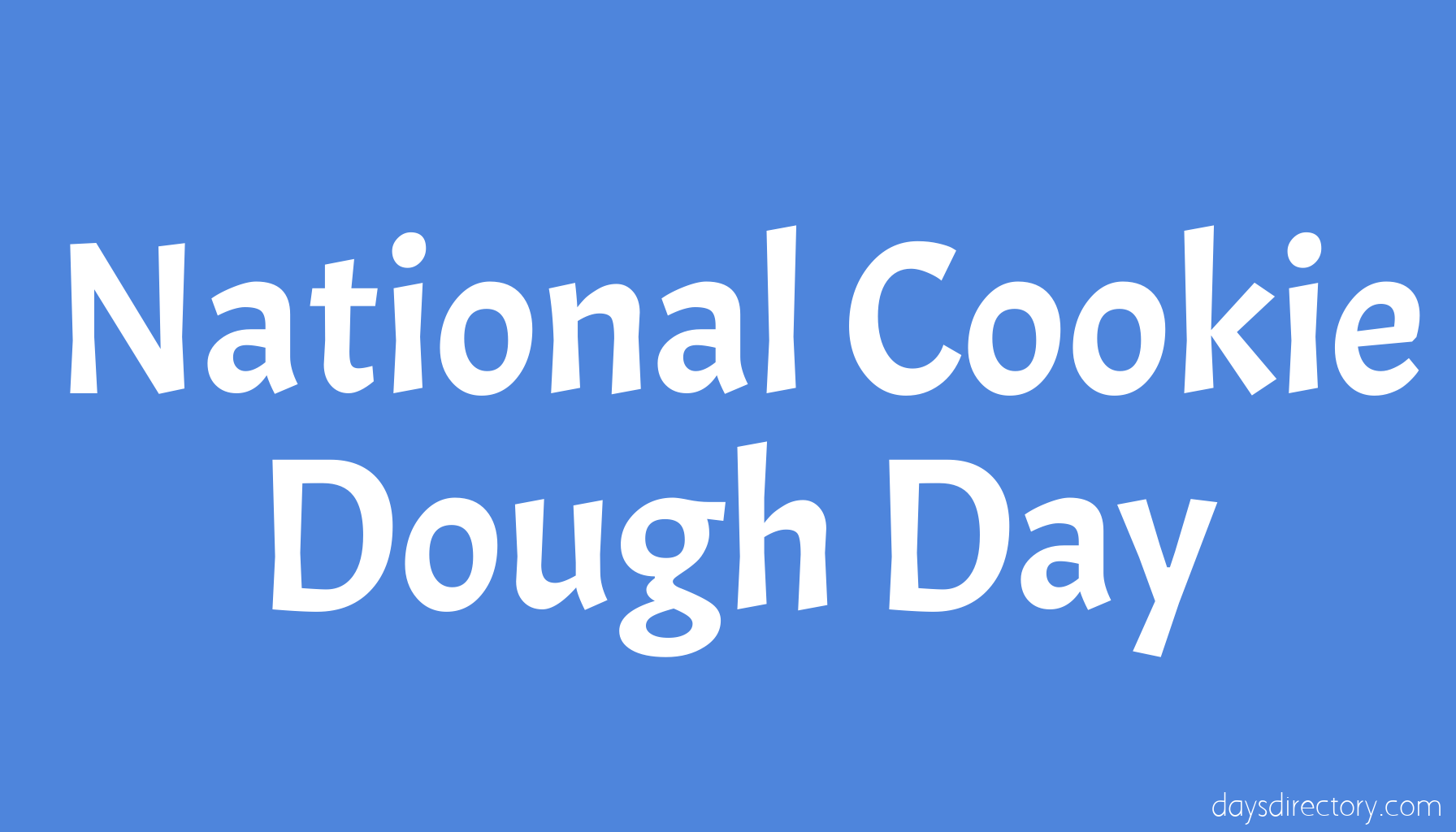 National Cookie Dough Day