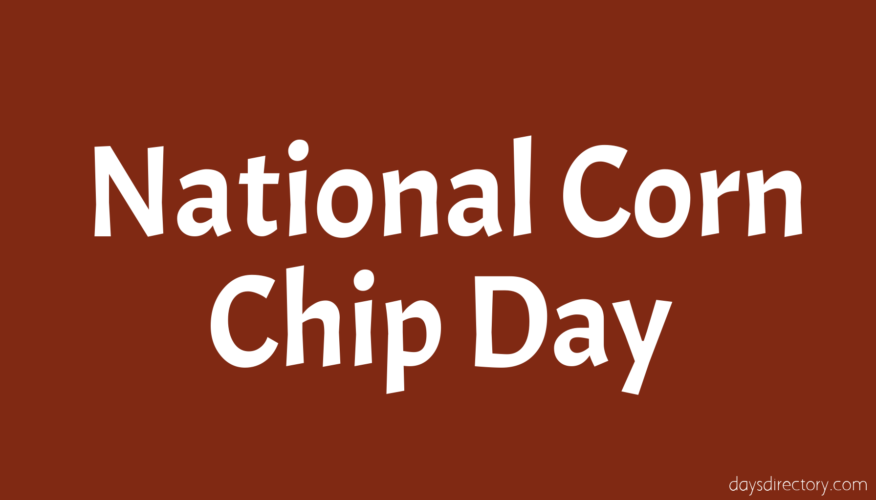 National Corn Chip Day