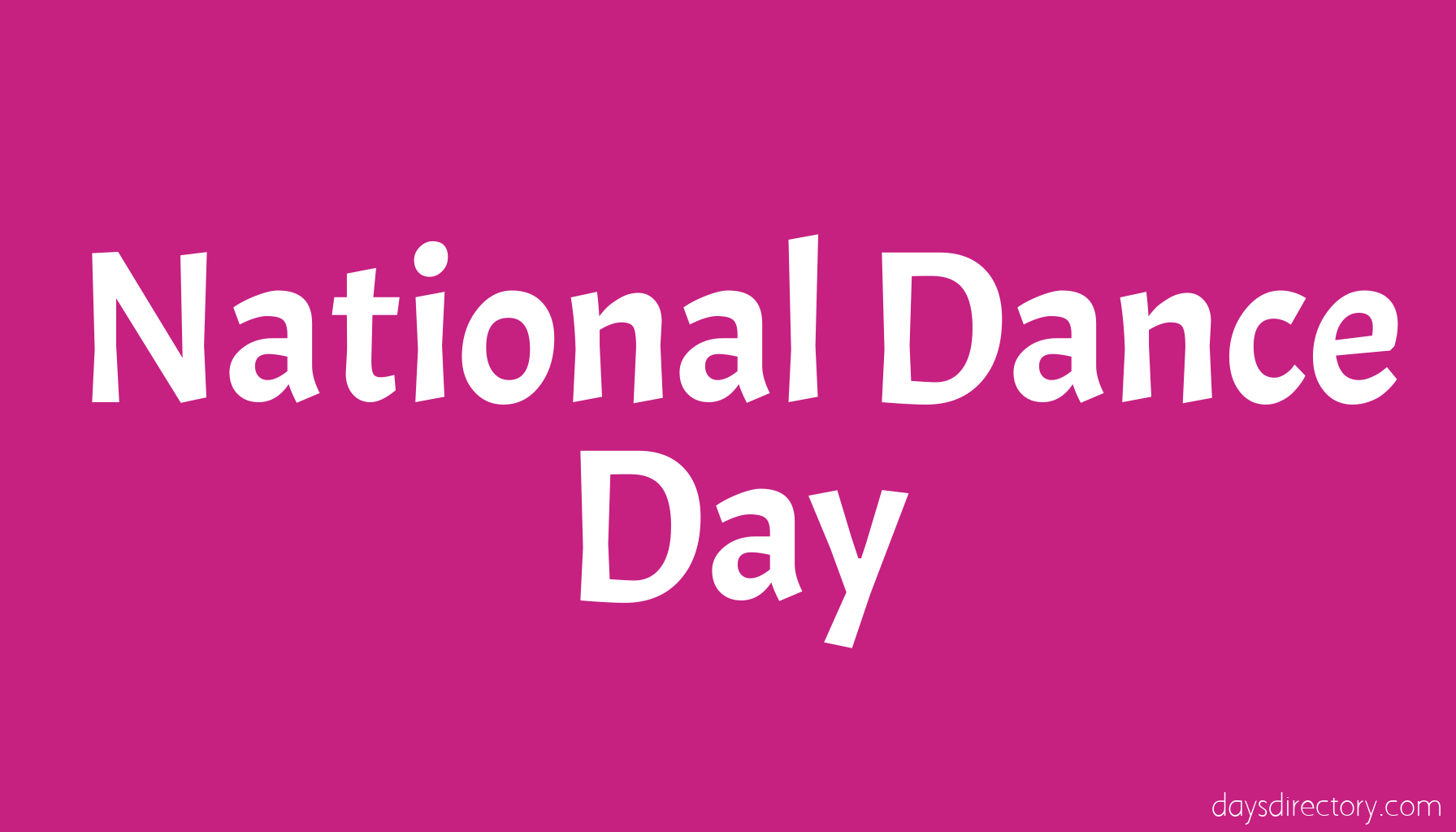 National Dance Day