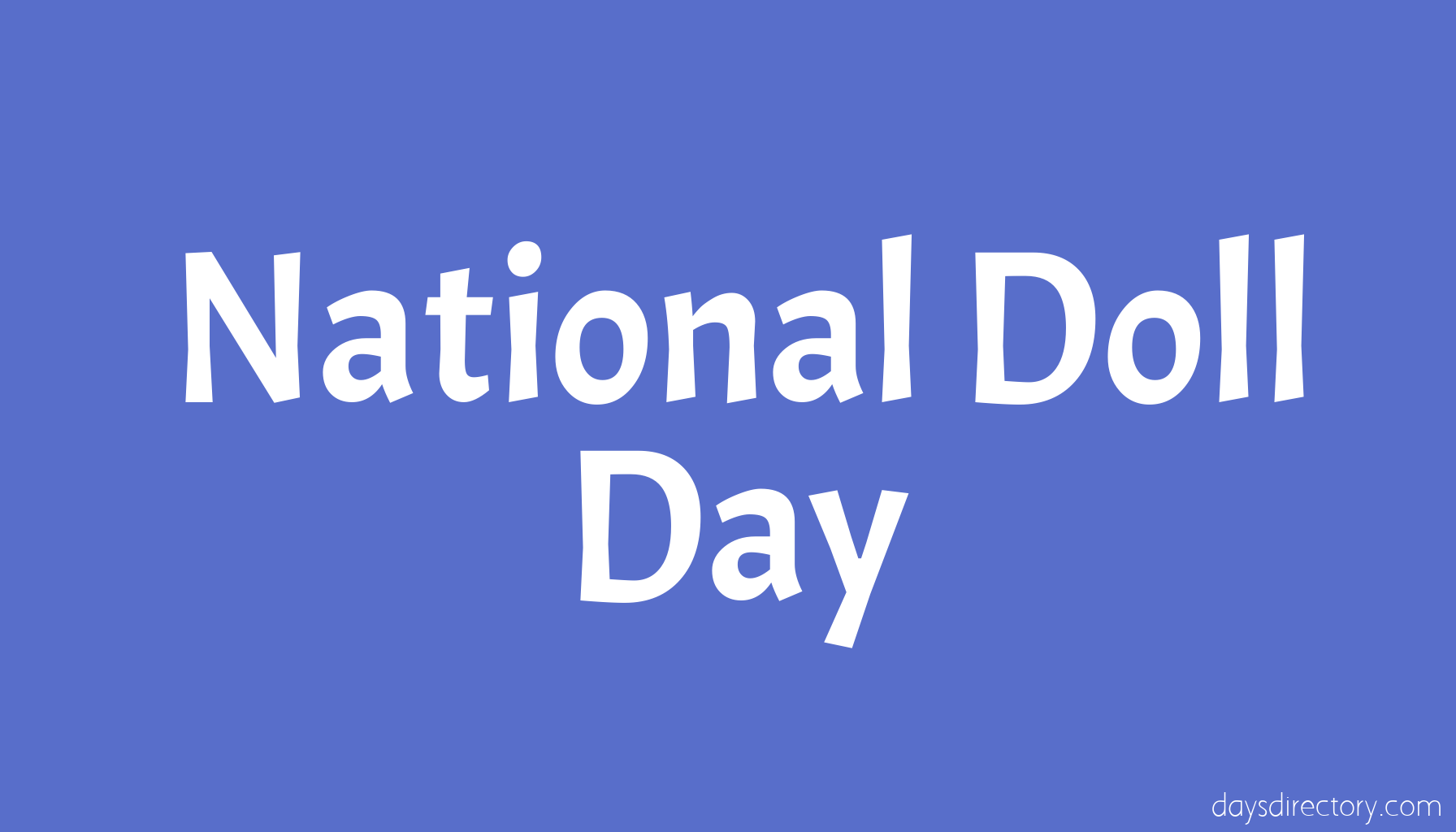 National Doll Day