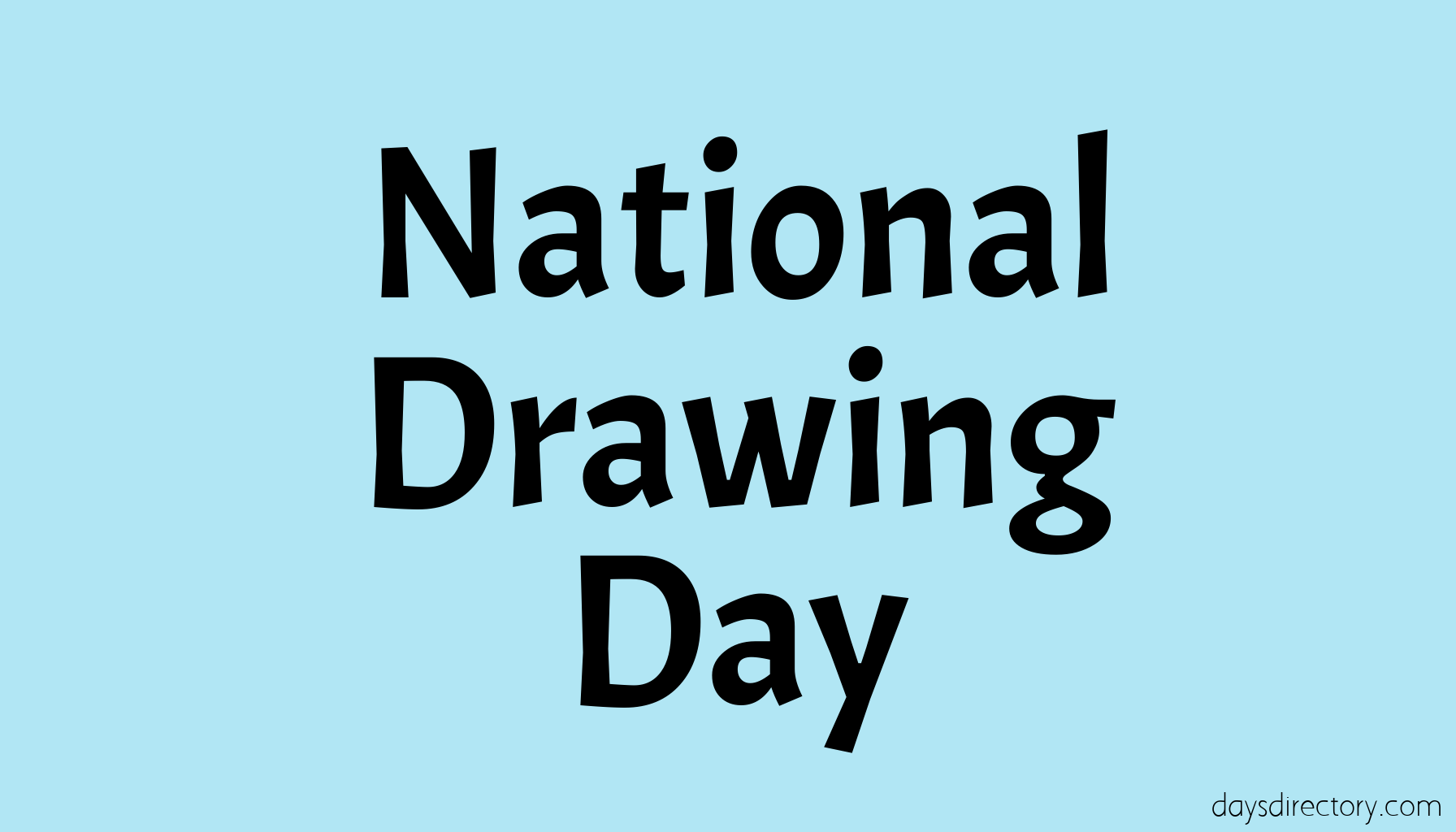 National Drawing Day