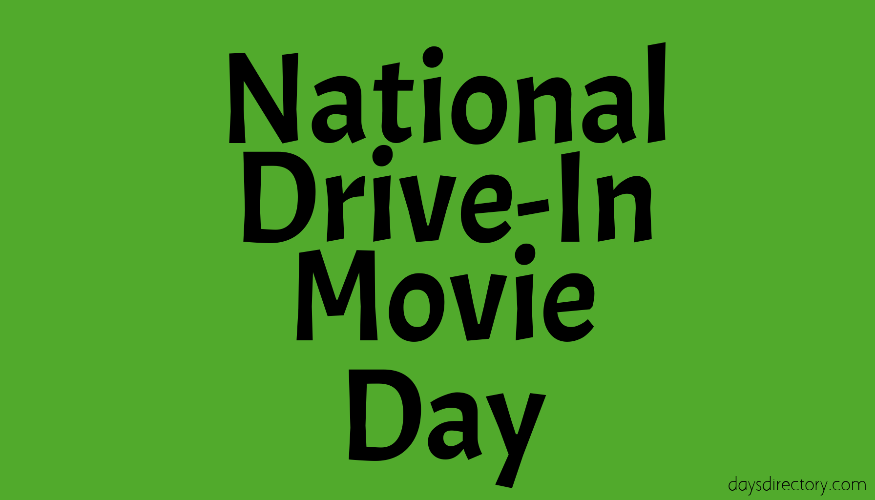 National Drive-In Movie Day
