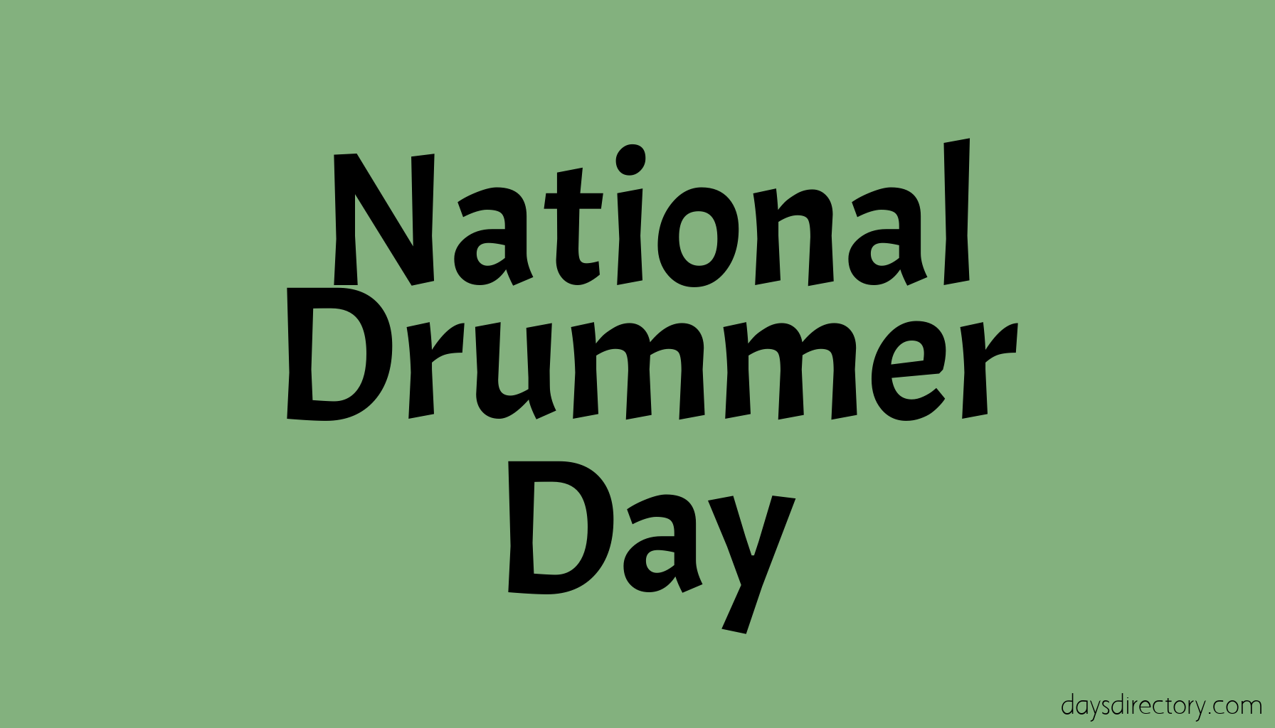 National Drummer Day