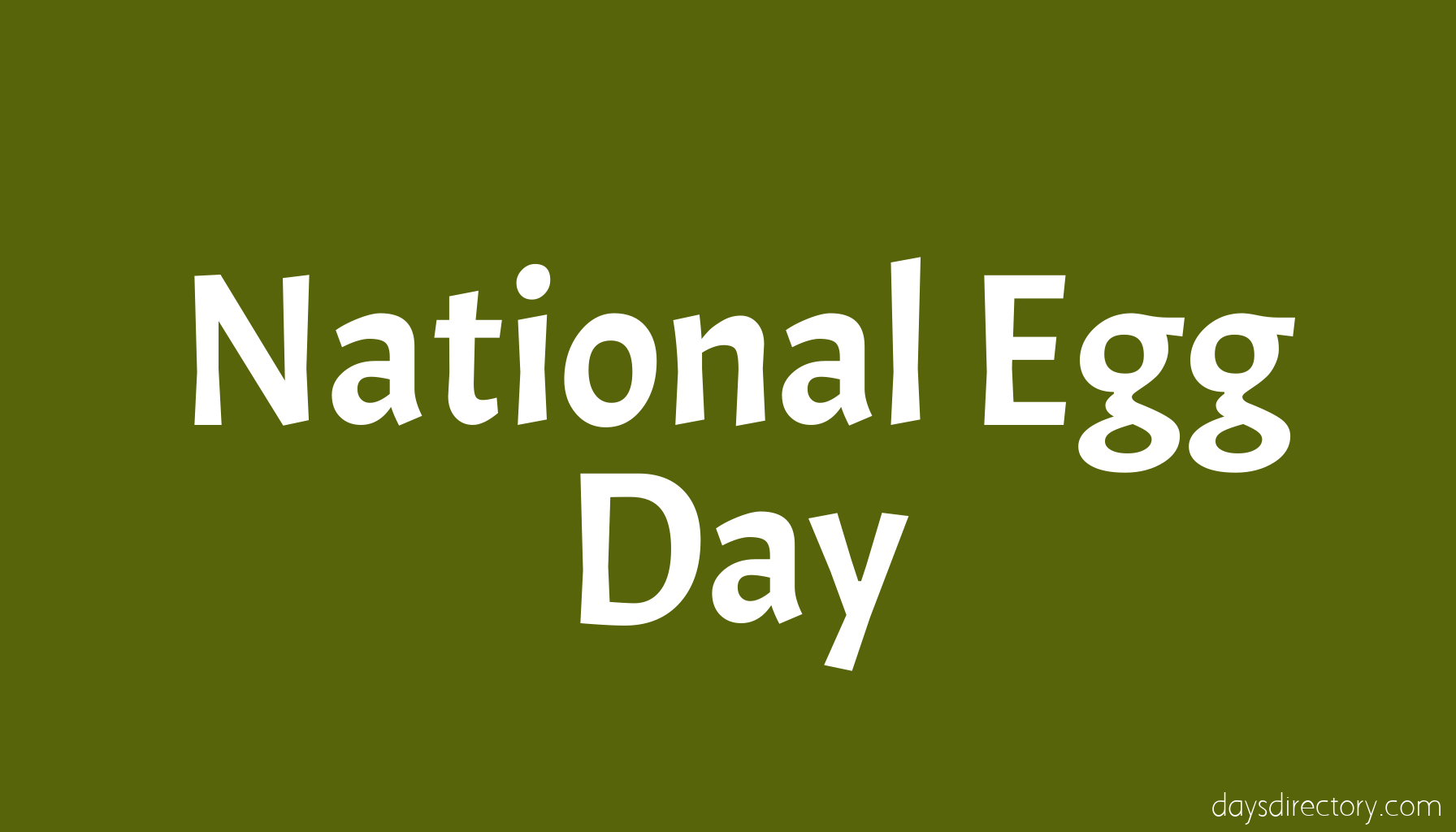 National Egg Day