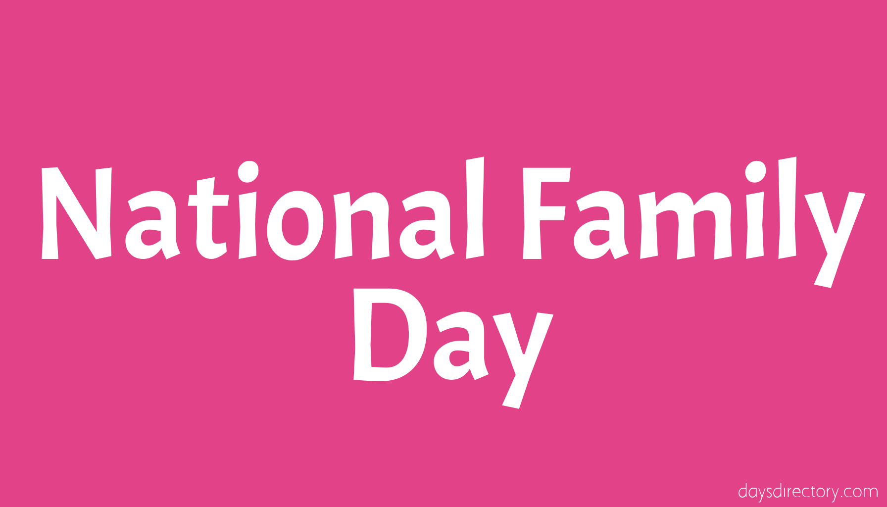 National Family Day