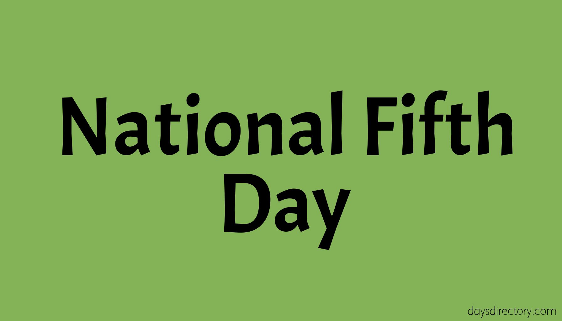 National Fifth Day