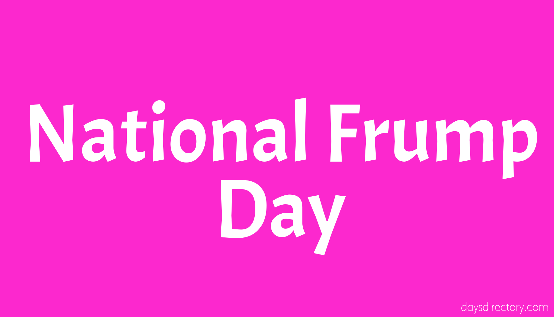 National Frump Day