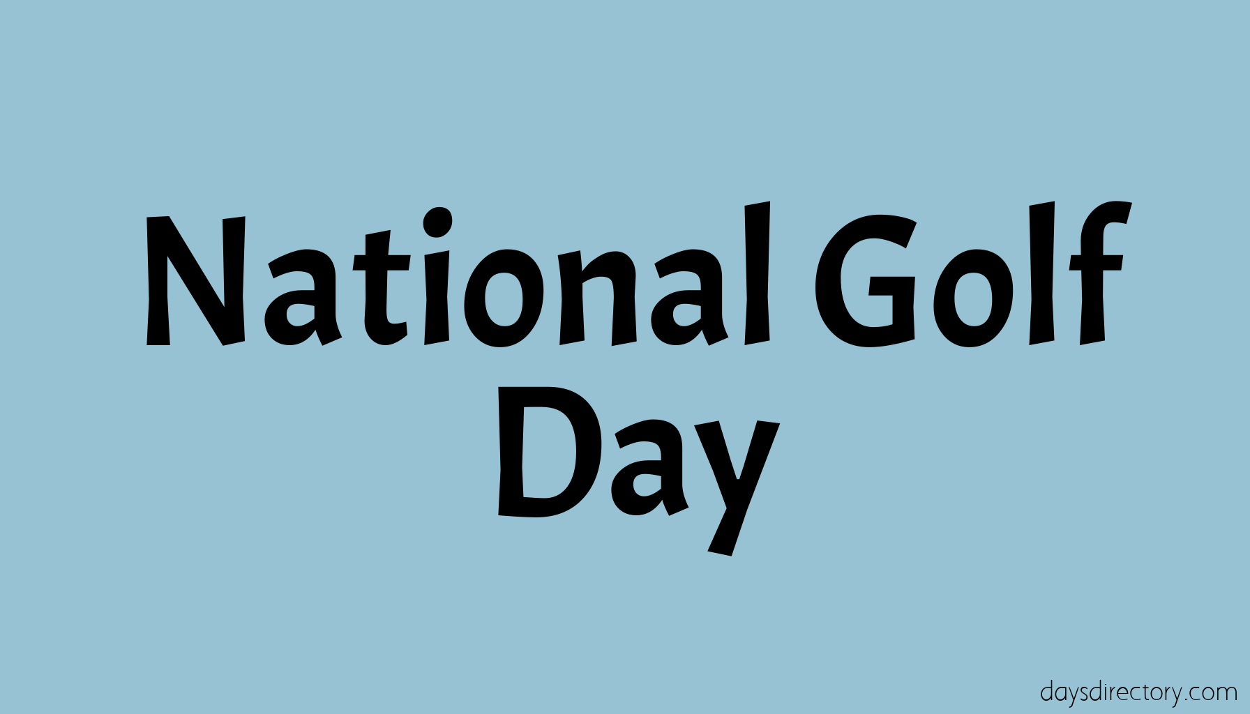 National Golf Day