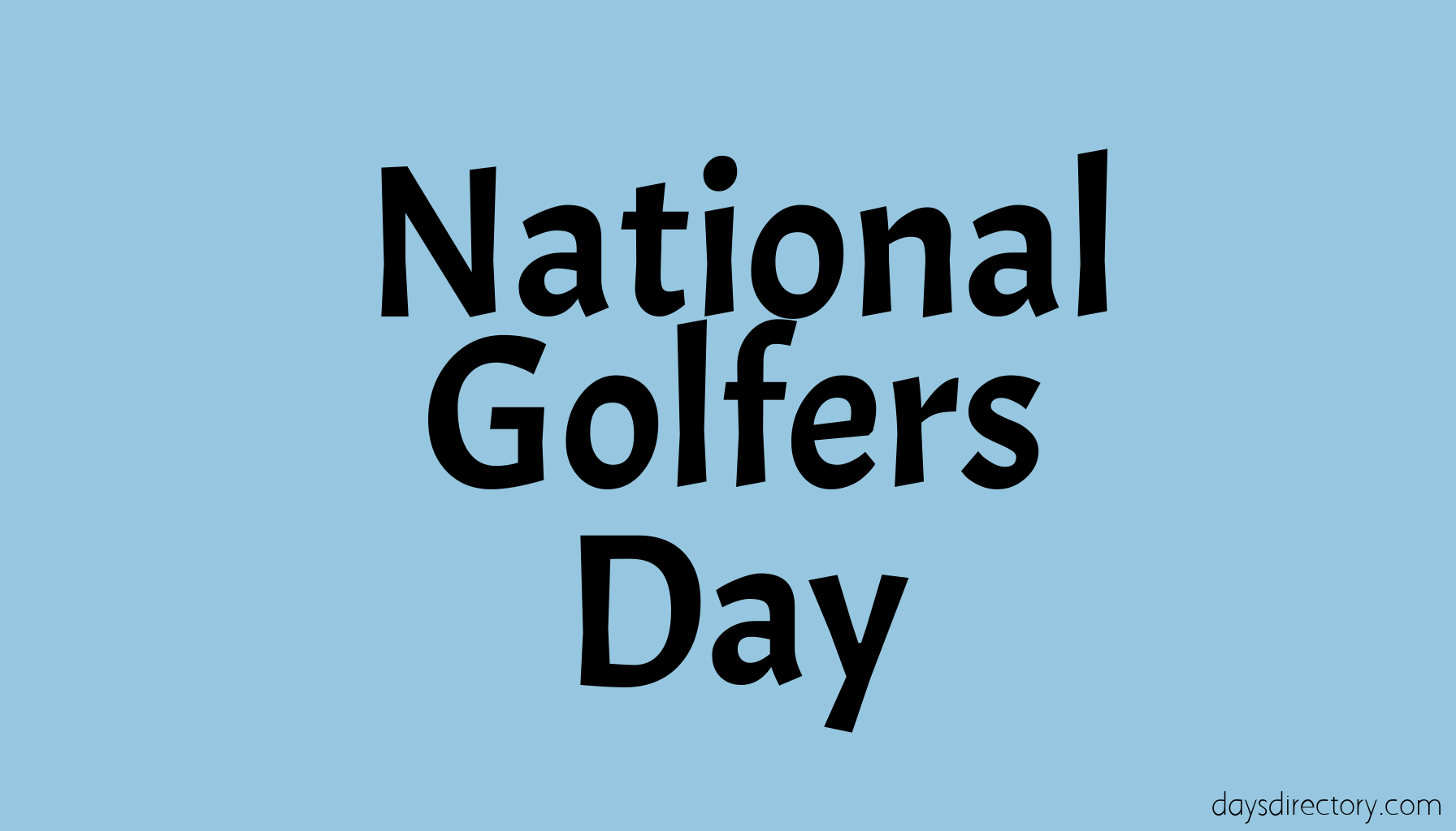 National Golfers Day