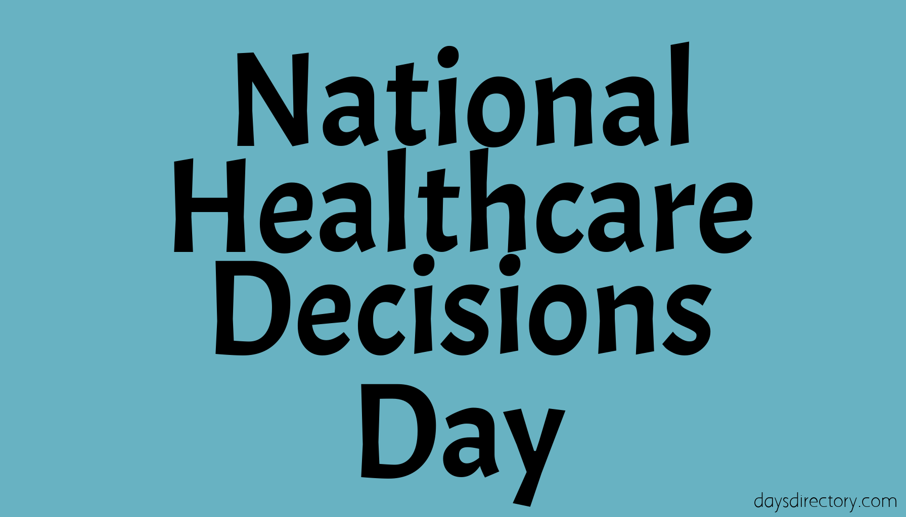 National Healthcare Decisions Day