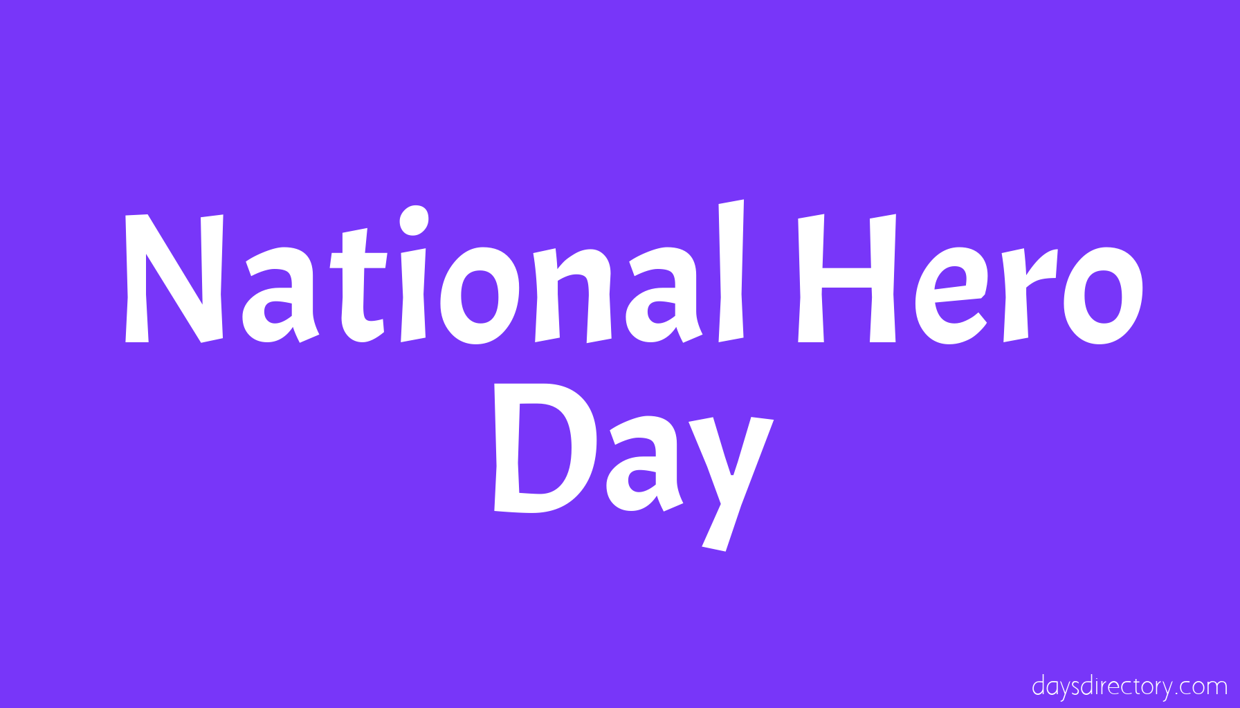 National Hero Day