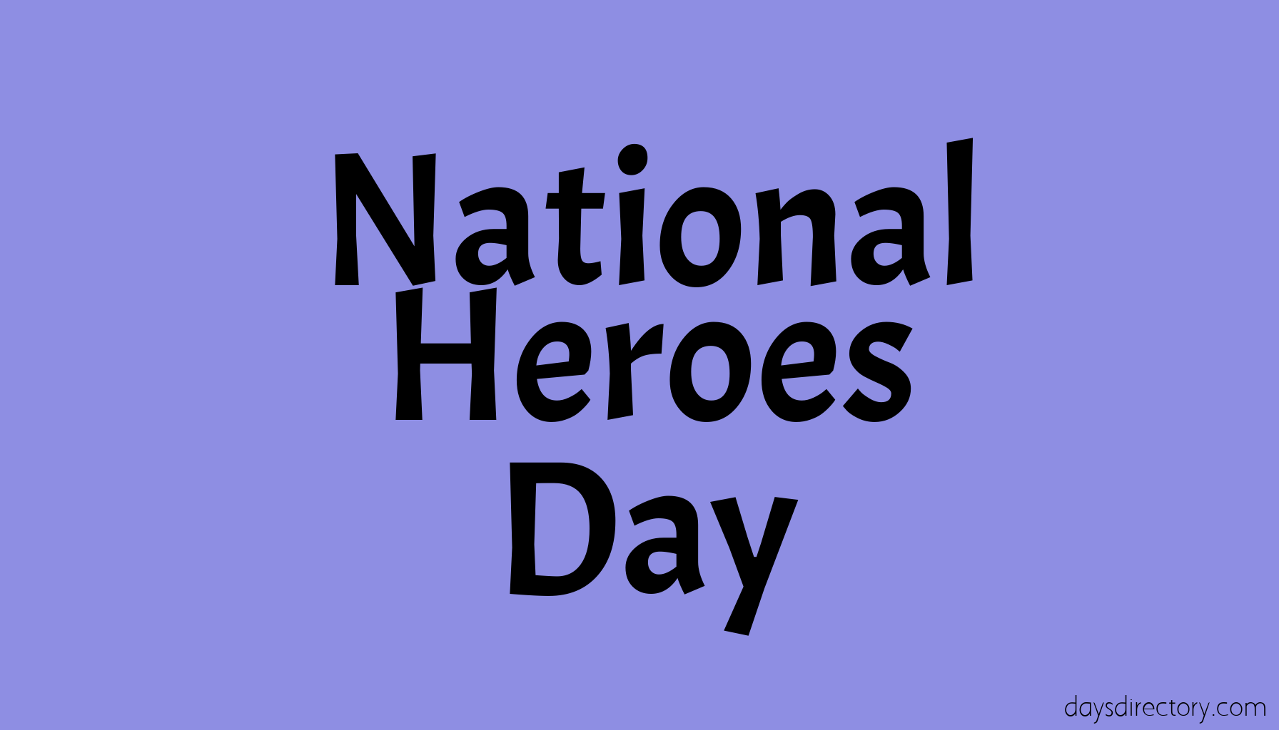 National Heroes Day