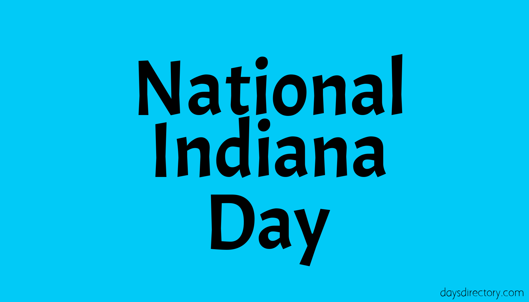 National Indiana Day