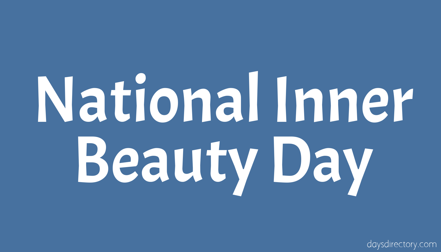 National Inner Beauty Day