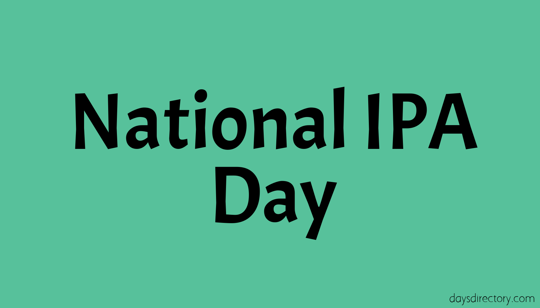 National IPA Day
