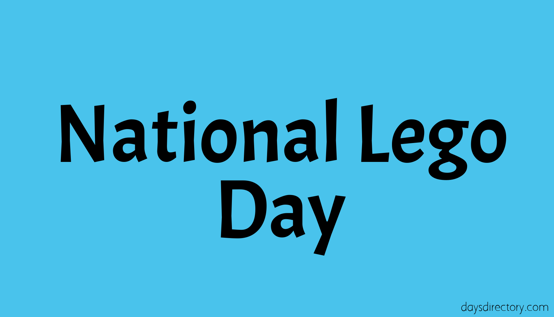 National Lego Day