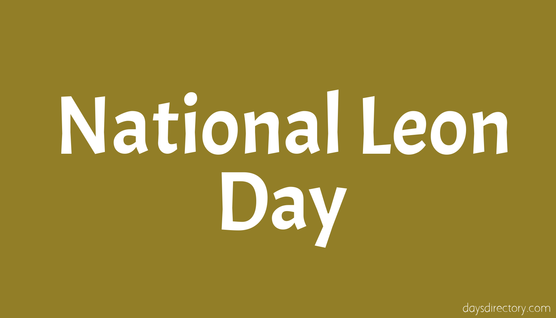 National Leon Day