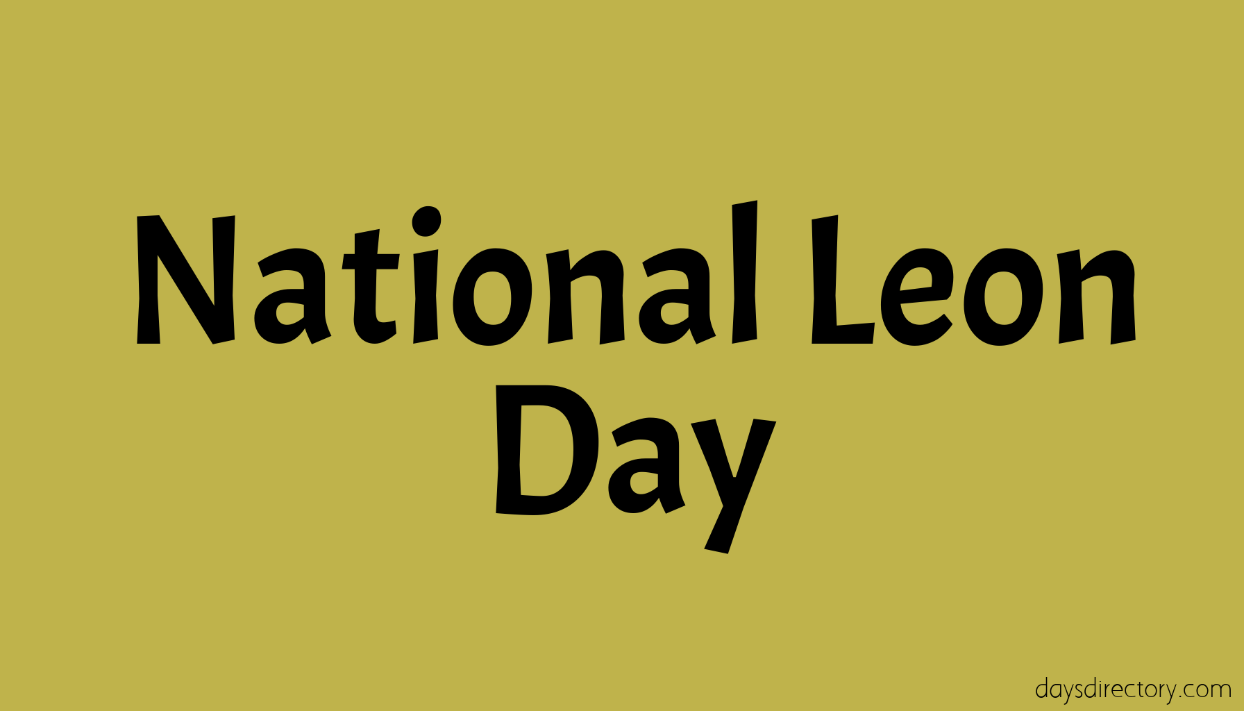 National Leon Day