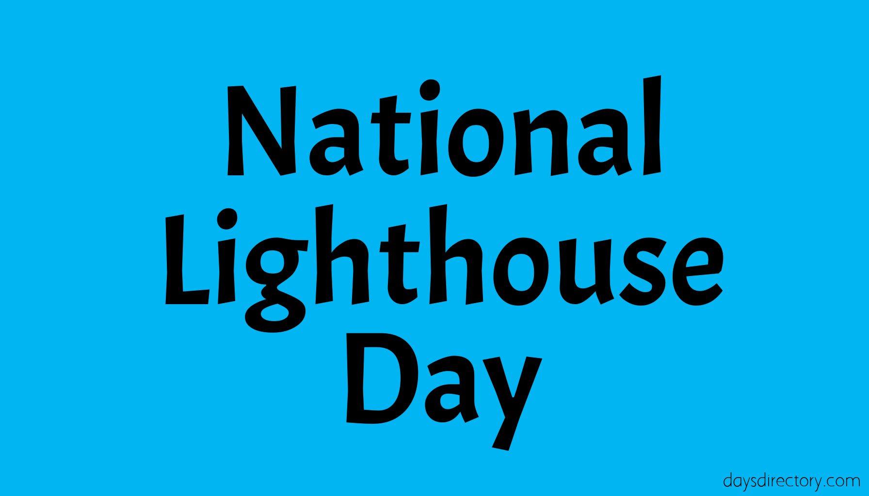 National Lighthouse Day
