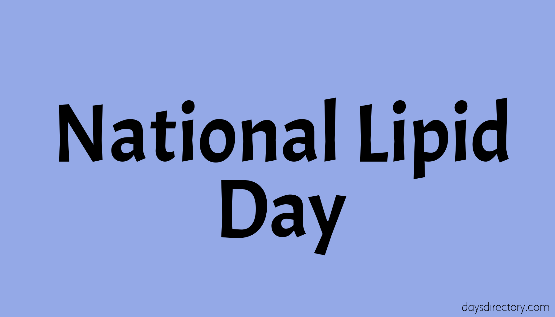 National Lipid Day