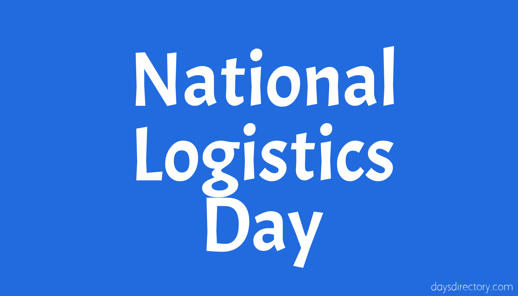 National Logistics Day