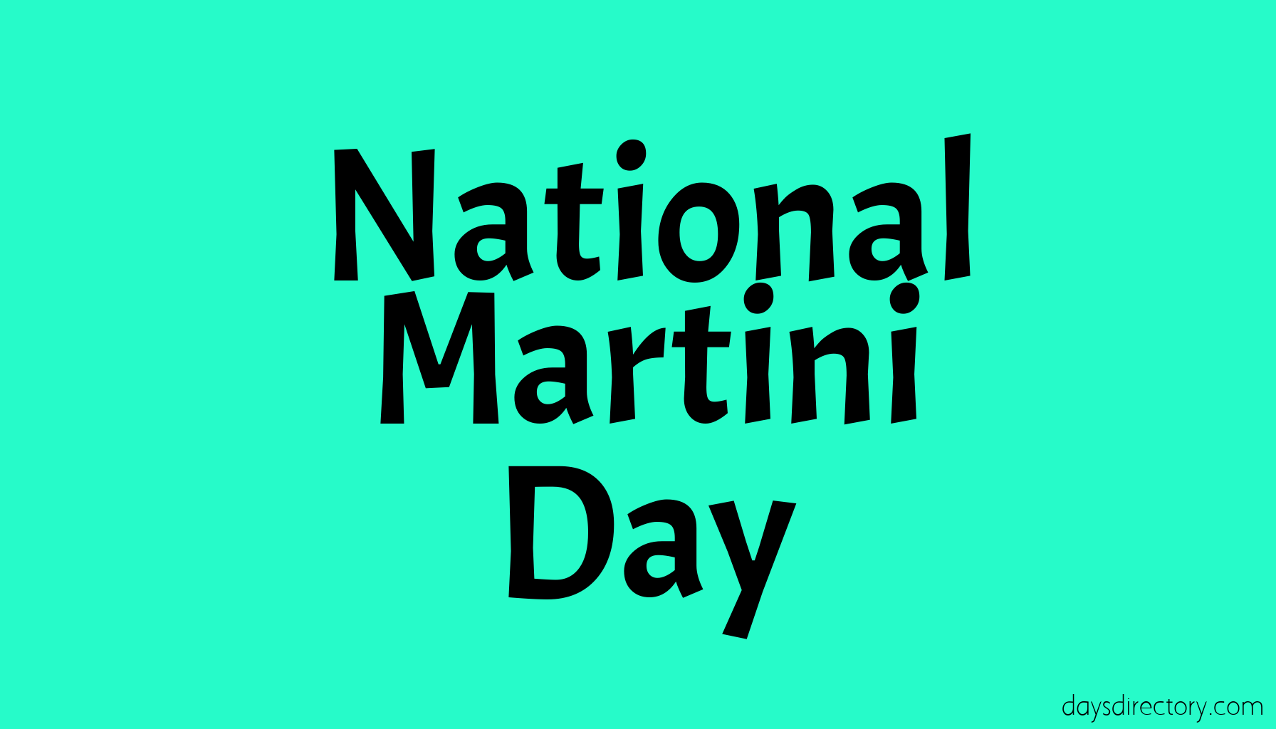National Martini Day