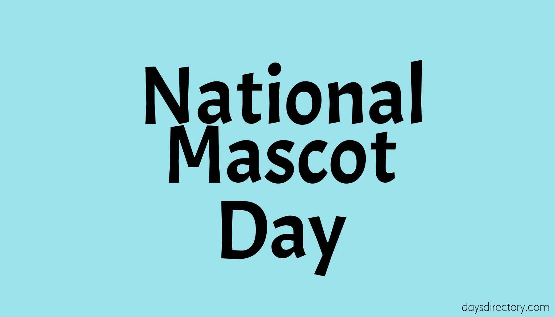 National Mascot Day