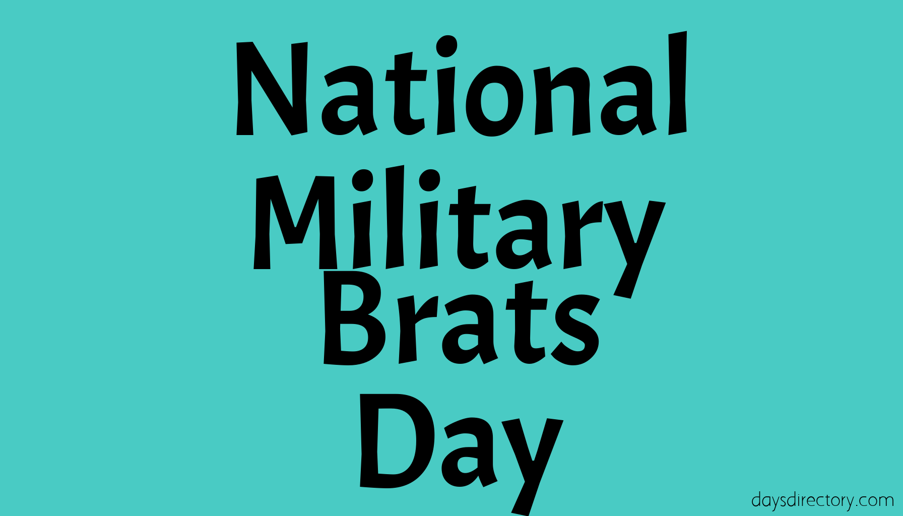 National Military Brats Day