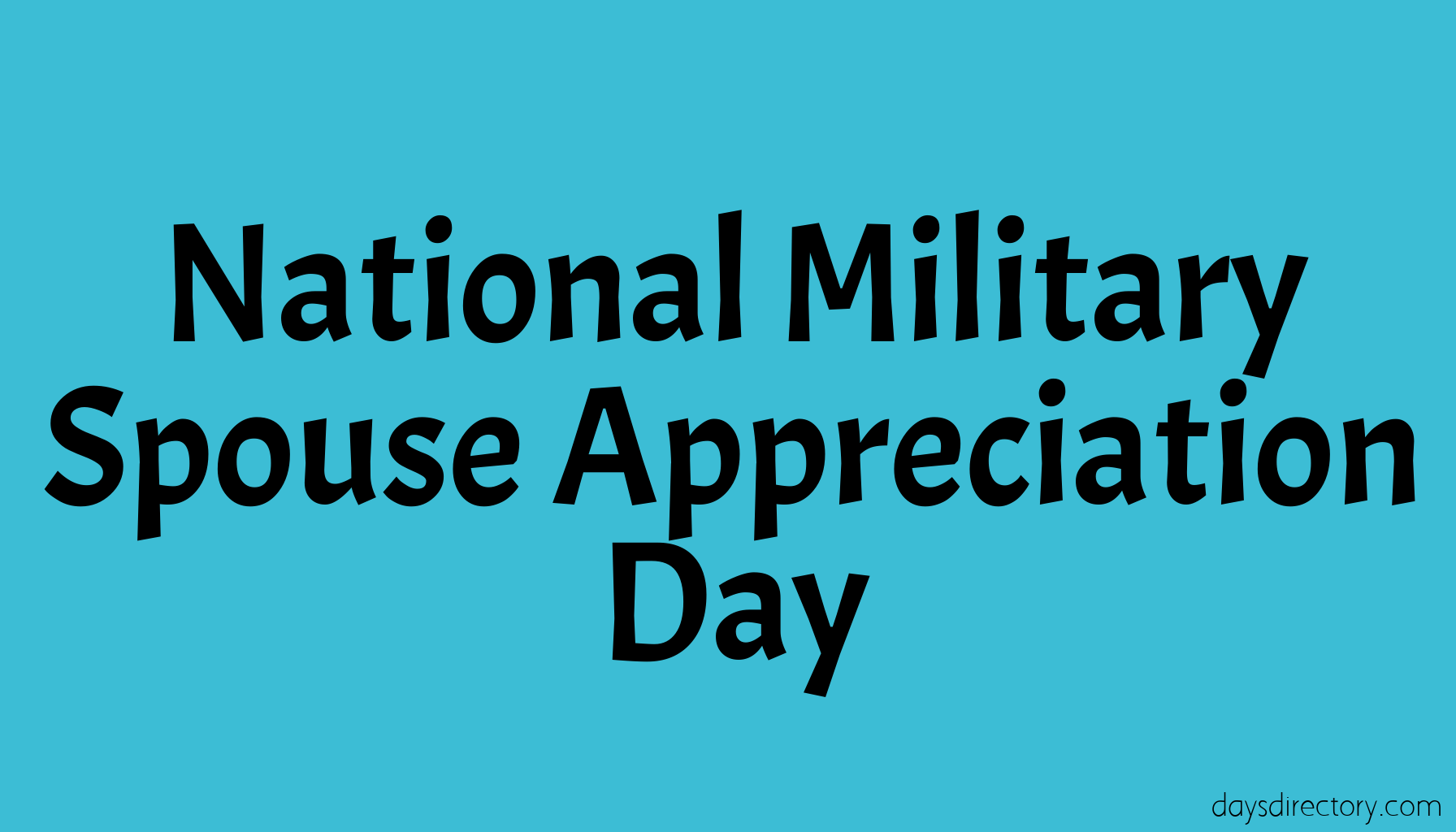 National Military Spouse Appreciation Day