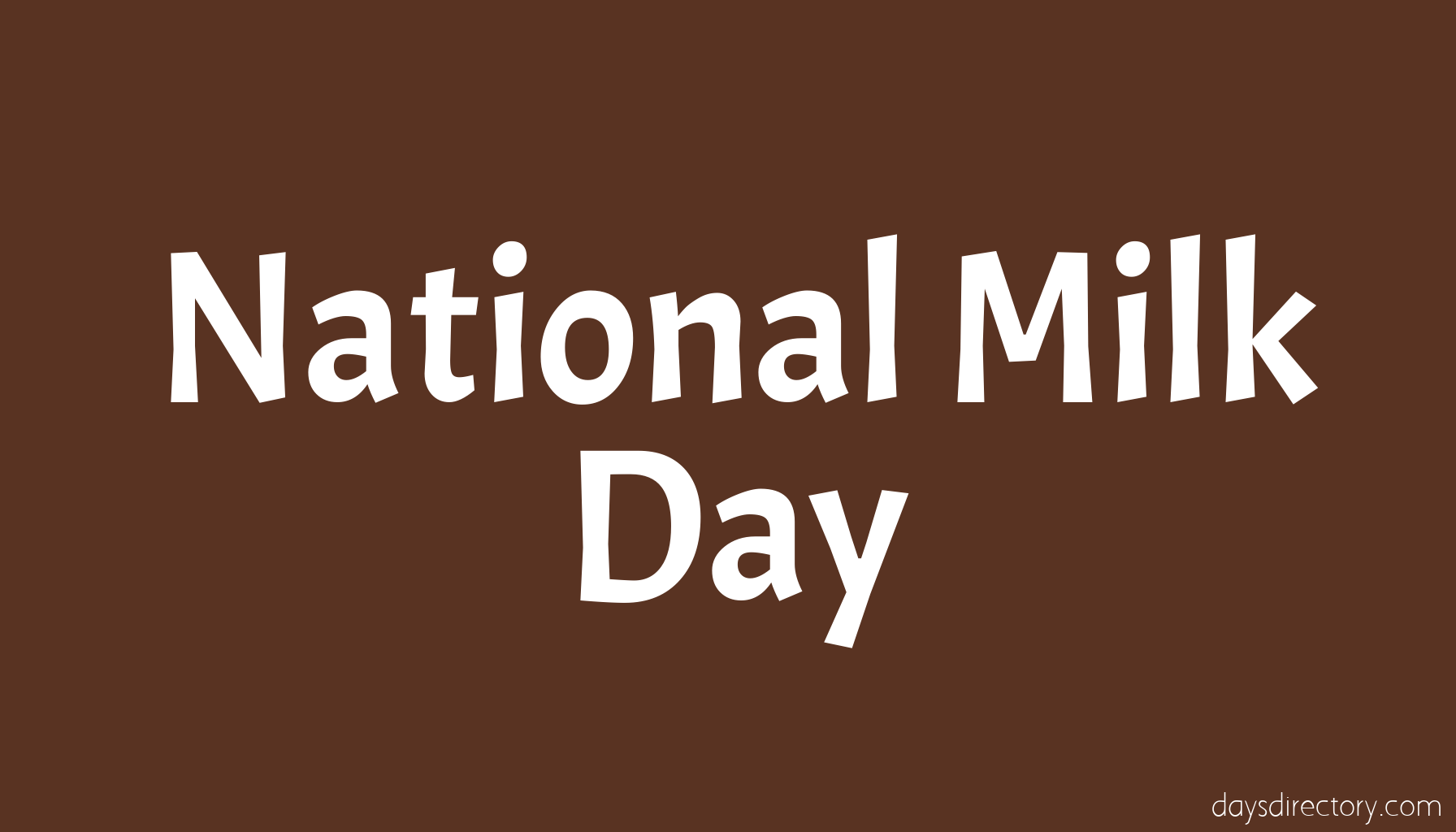 National Milk Day