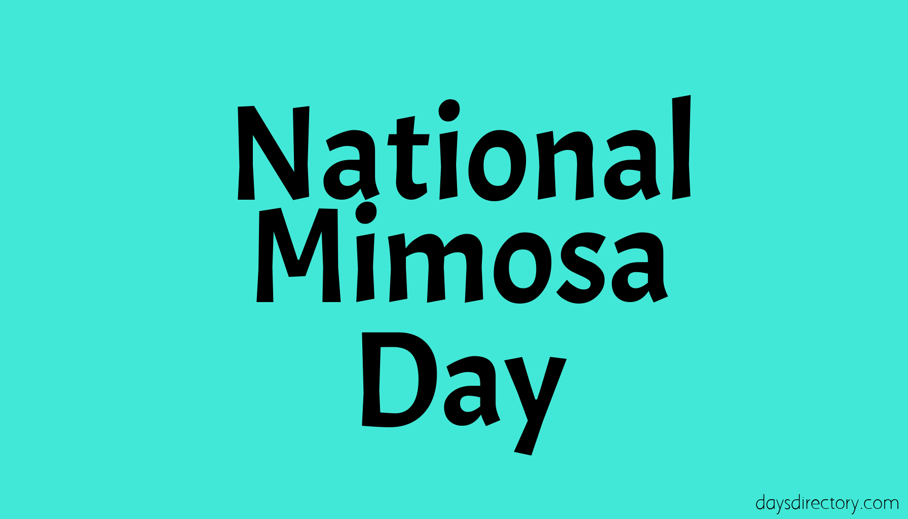 National Mimosa Day