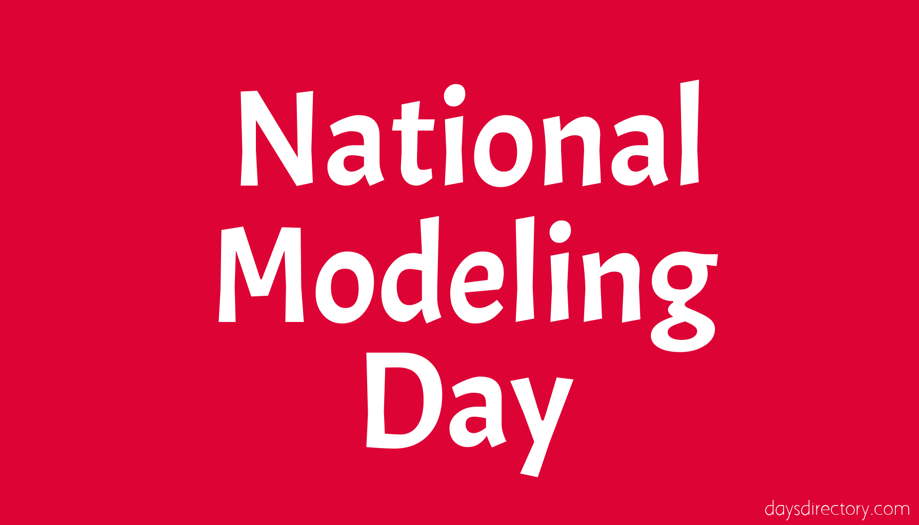 National Modeling Day
