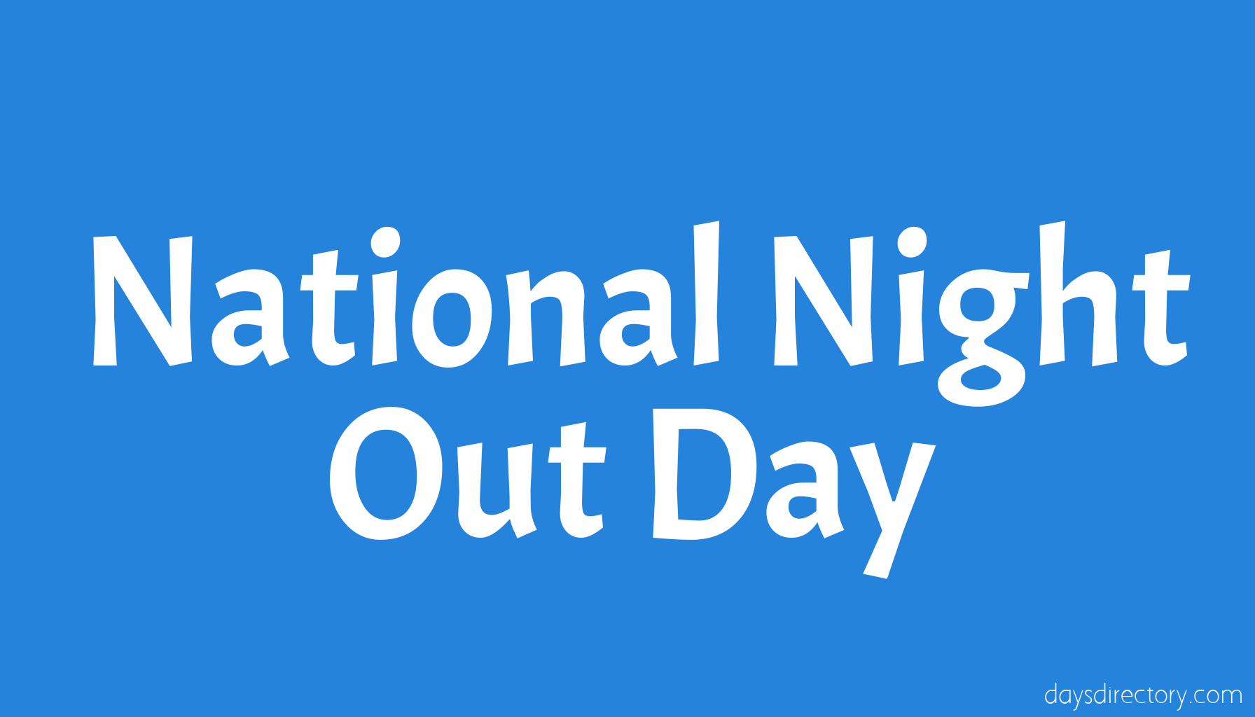 National Night Out Day