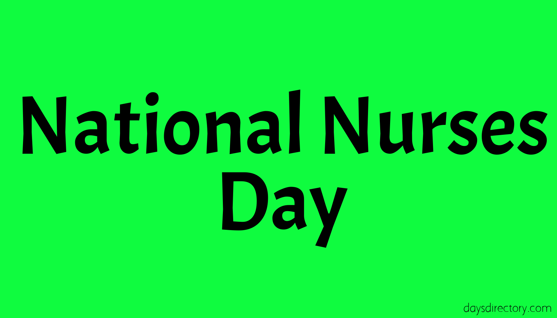 National Nurses Day