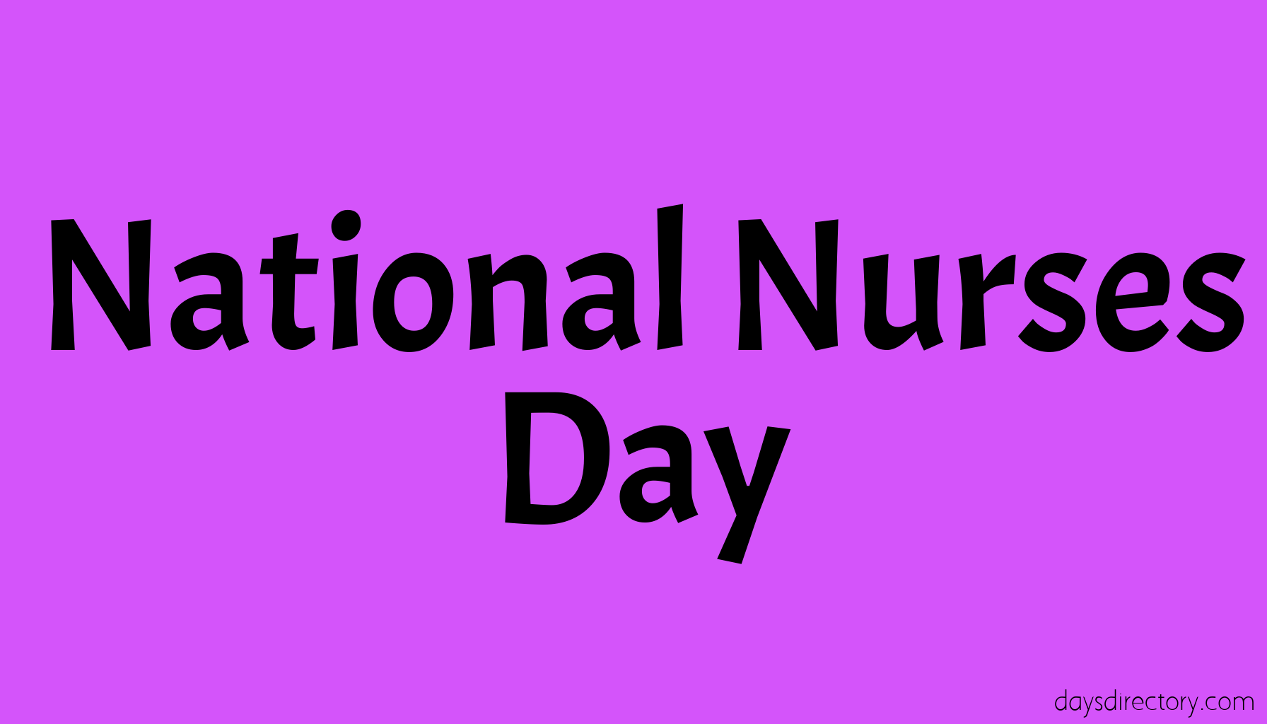 National Nurses Day