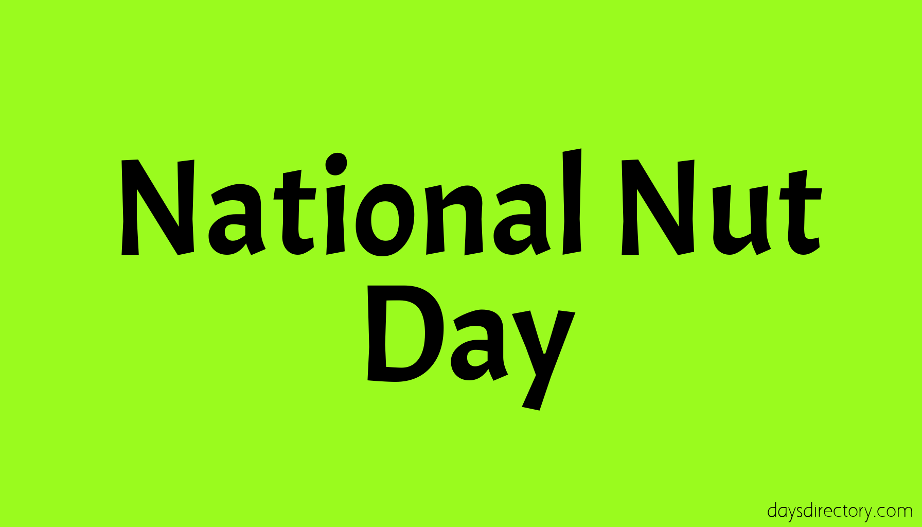 National Nut Day