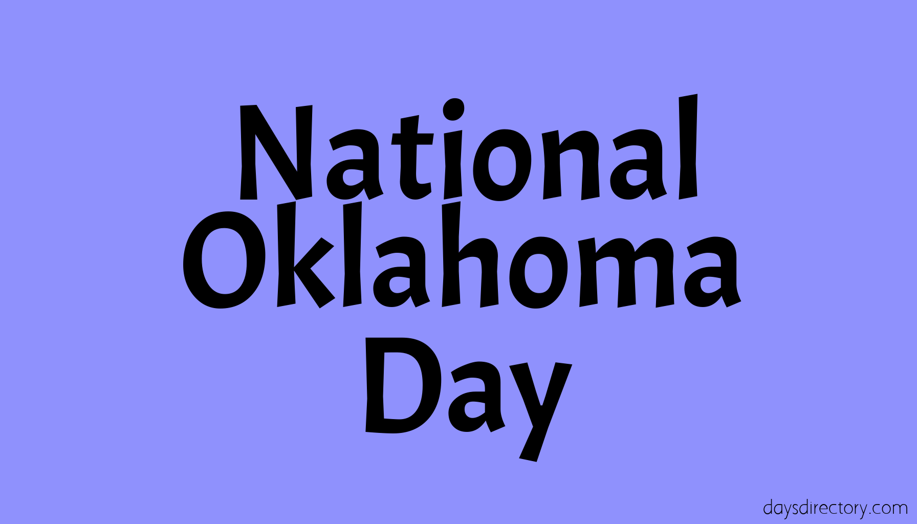 National Oklahoma Day