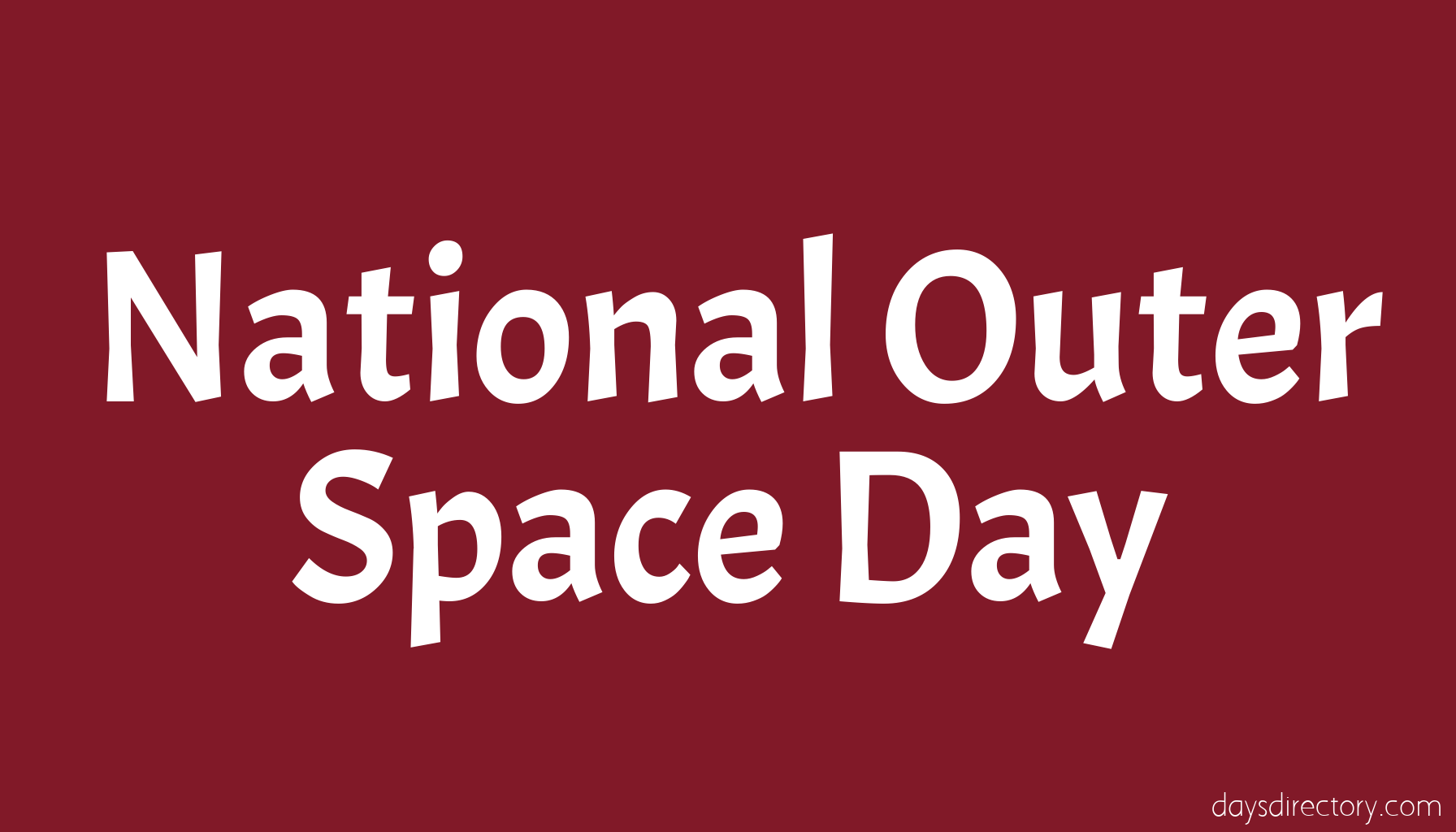 National Outer Space Day
