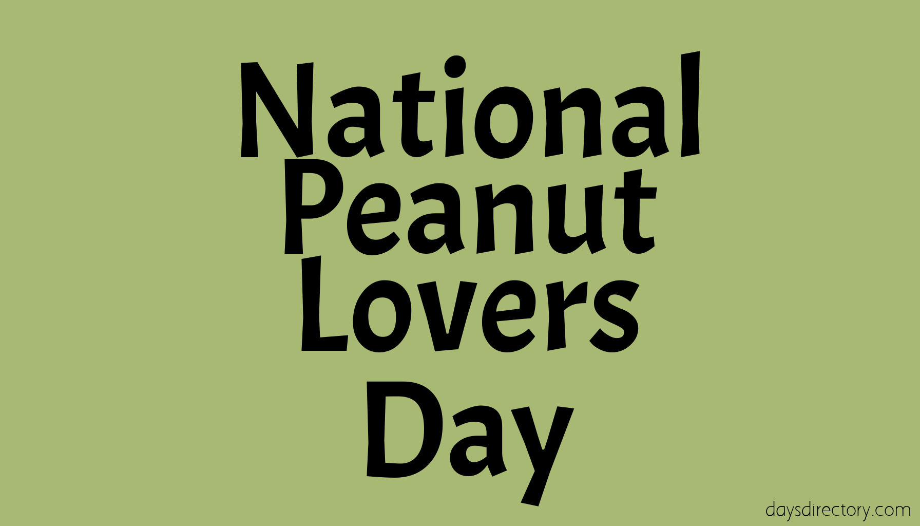 National Peanut Lovers Day