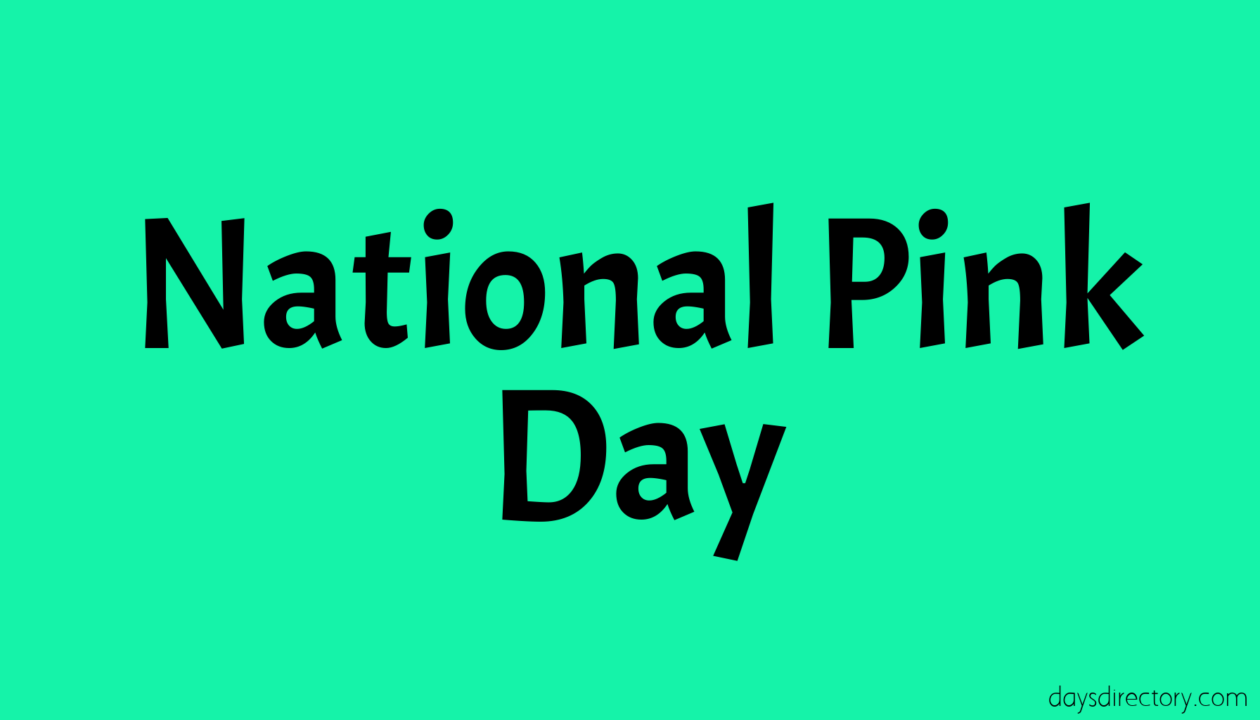 National Pink Day