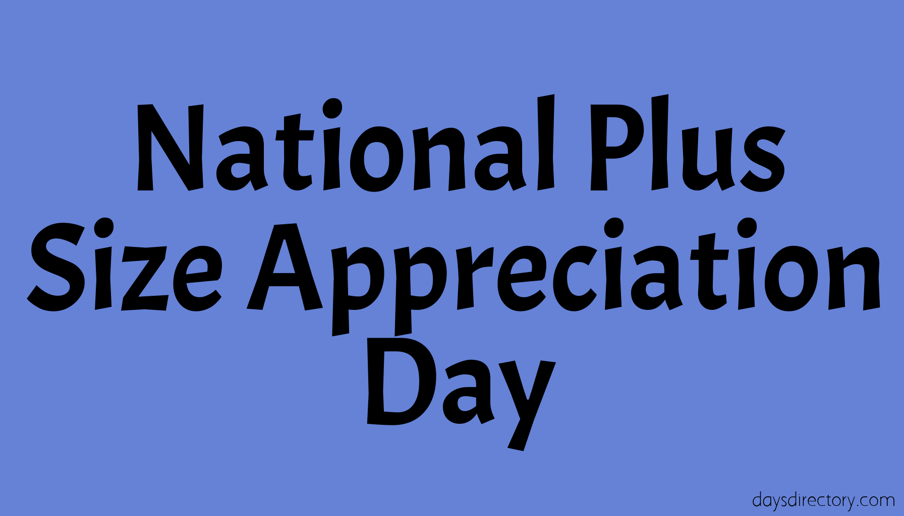 National Plus Size Appreciation Day