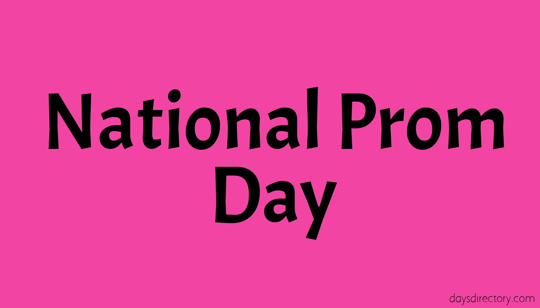 National Prom Day