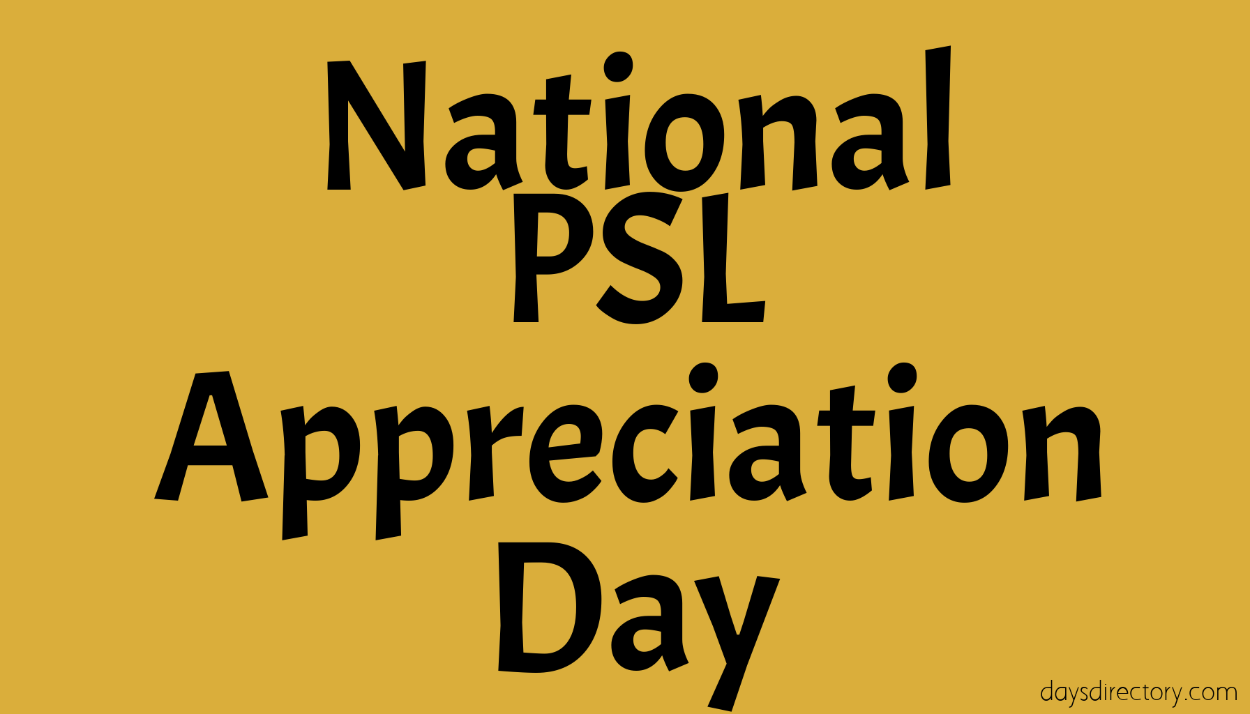 National PSL Appreciation Day
