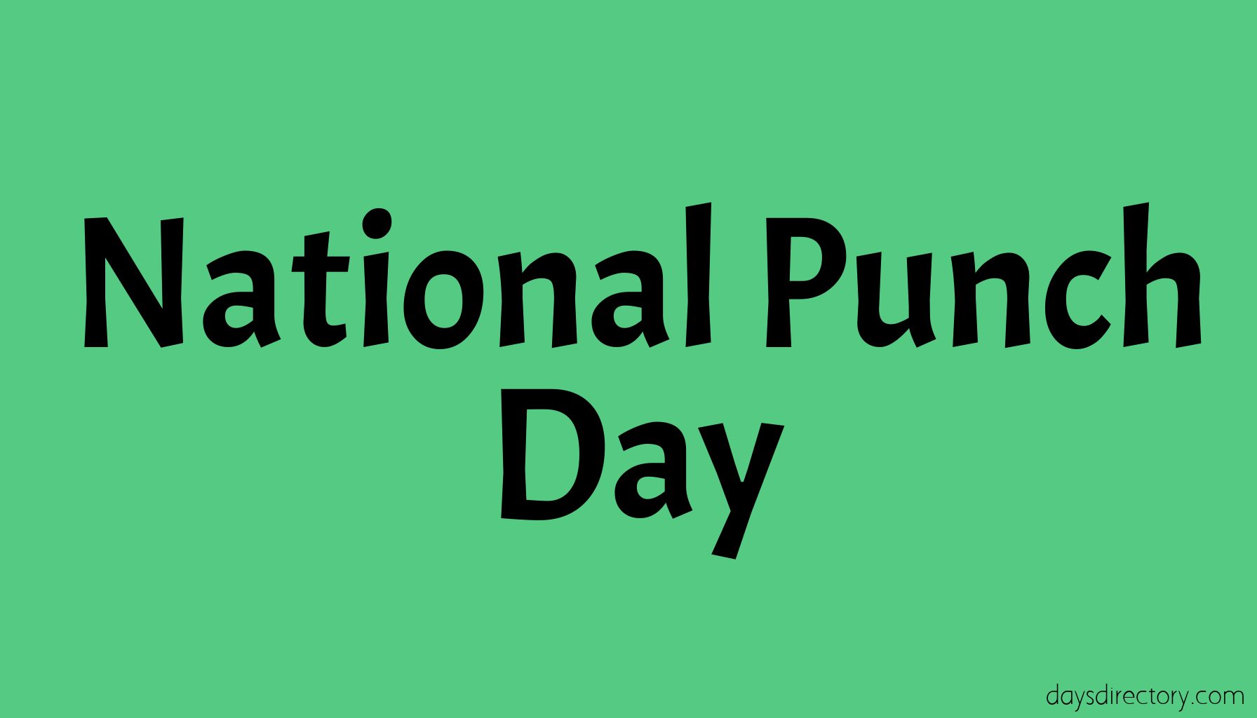 National Punch Day