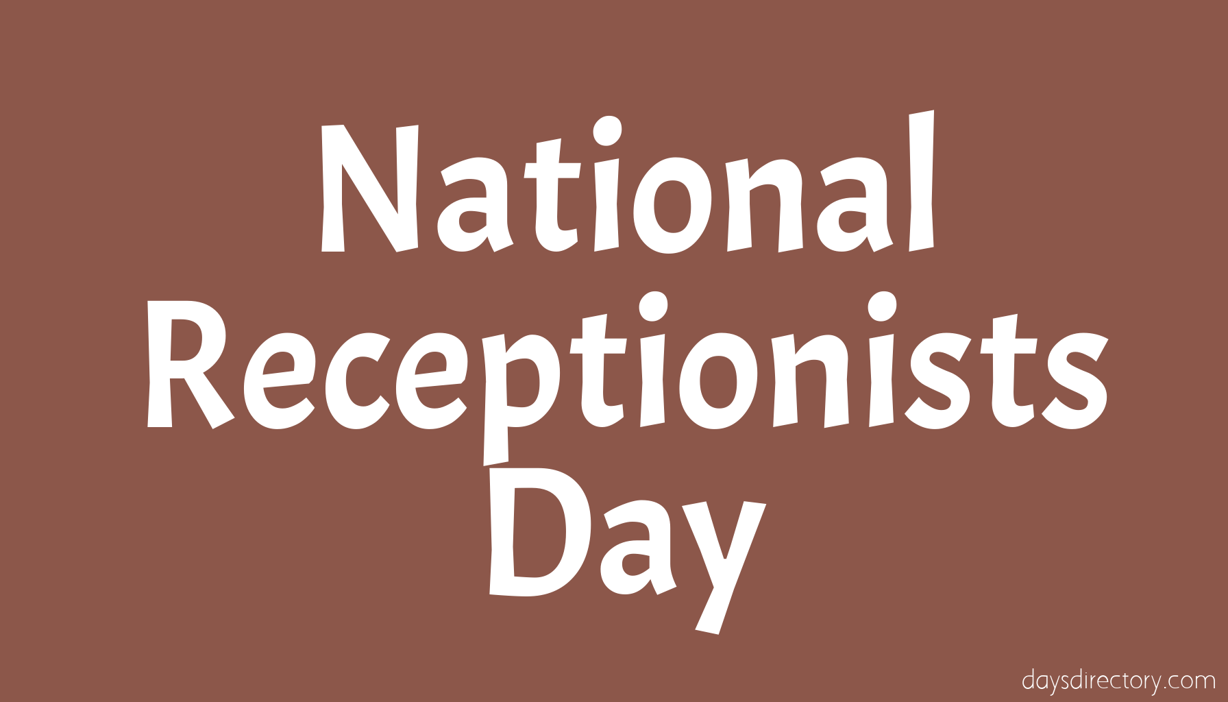 National Receptionists Day