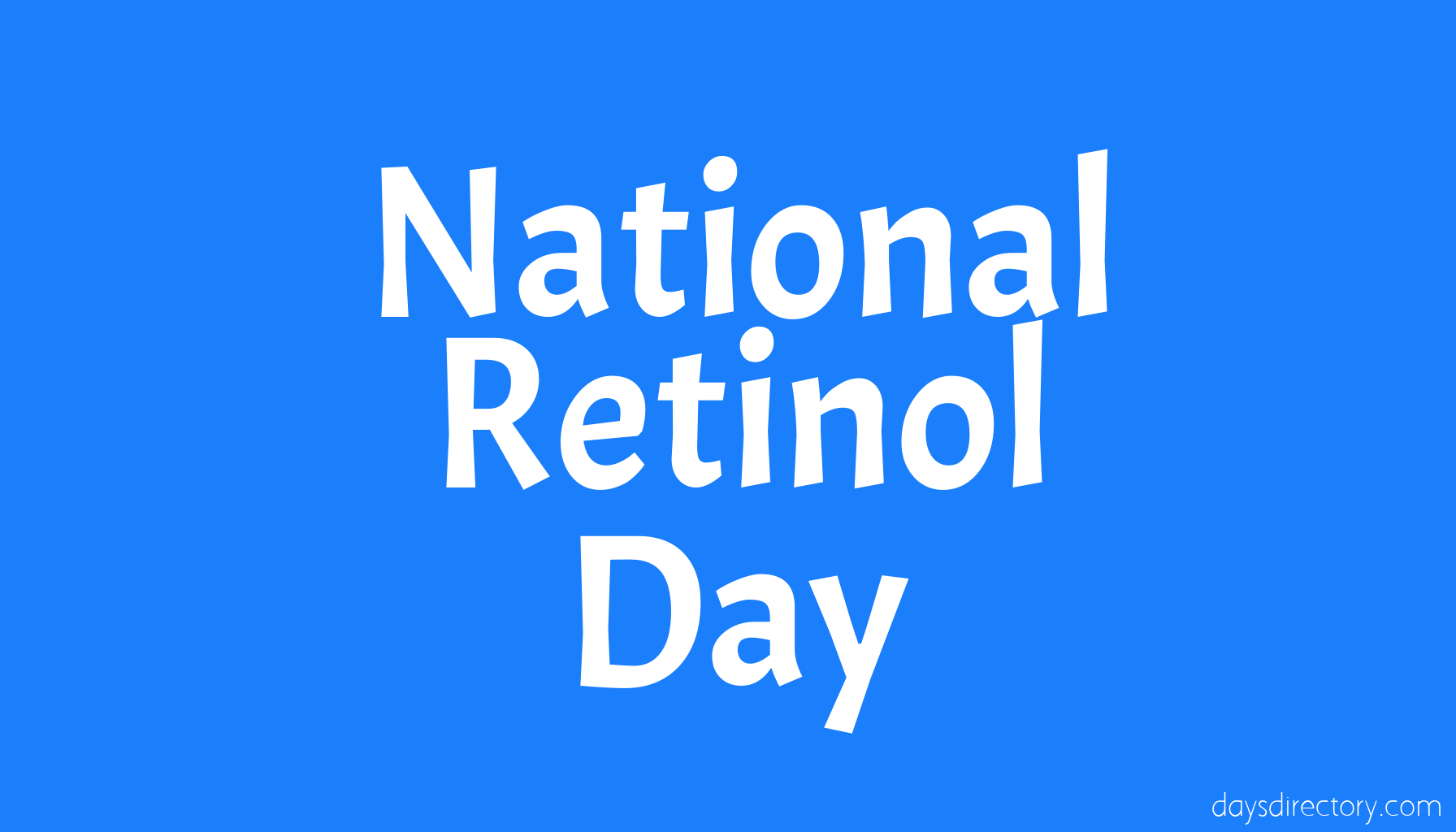 National Retinol Day
