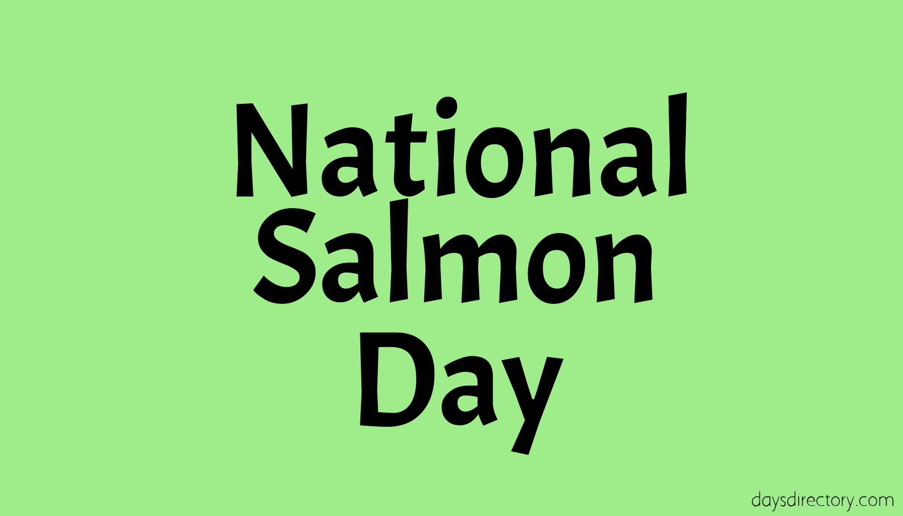 National Salmon Day