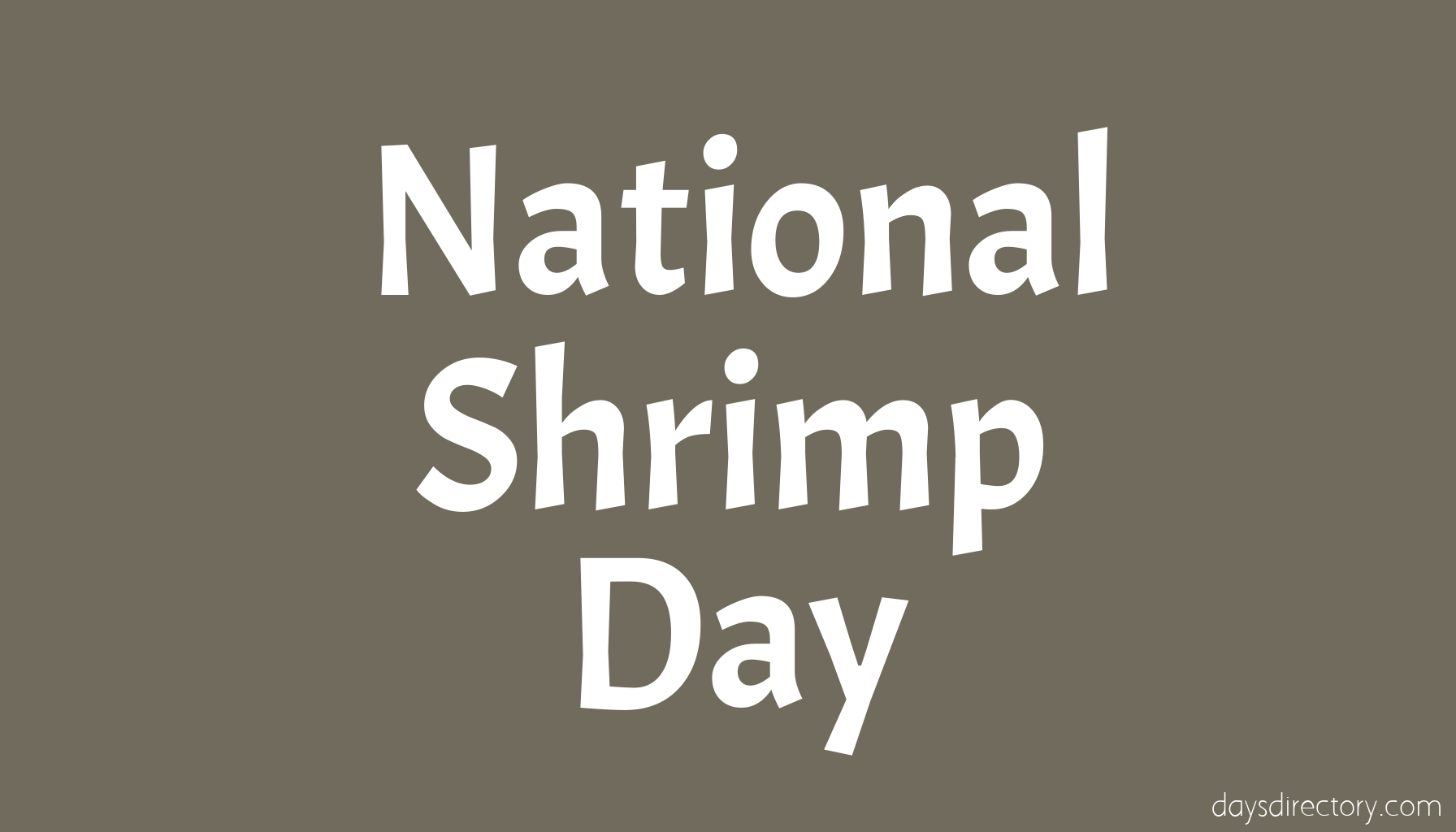 National Shrimp Day