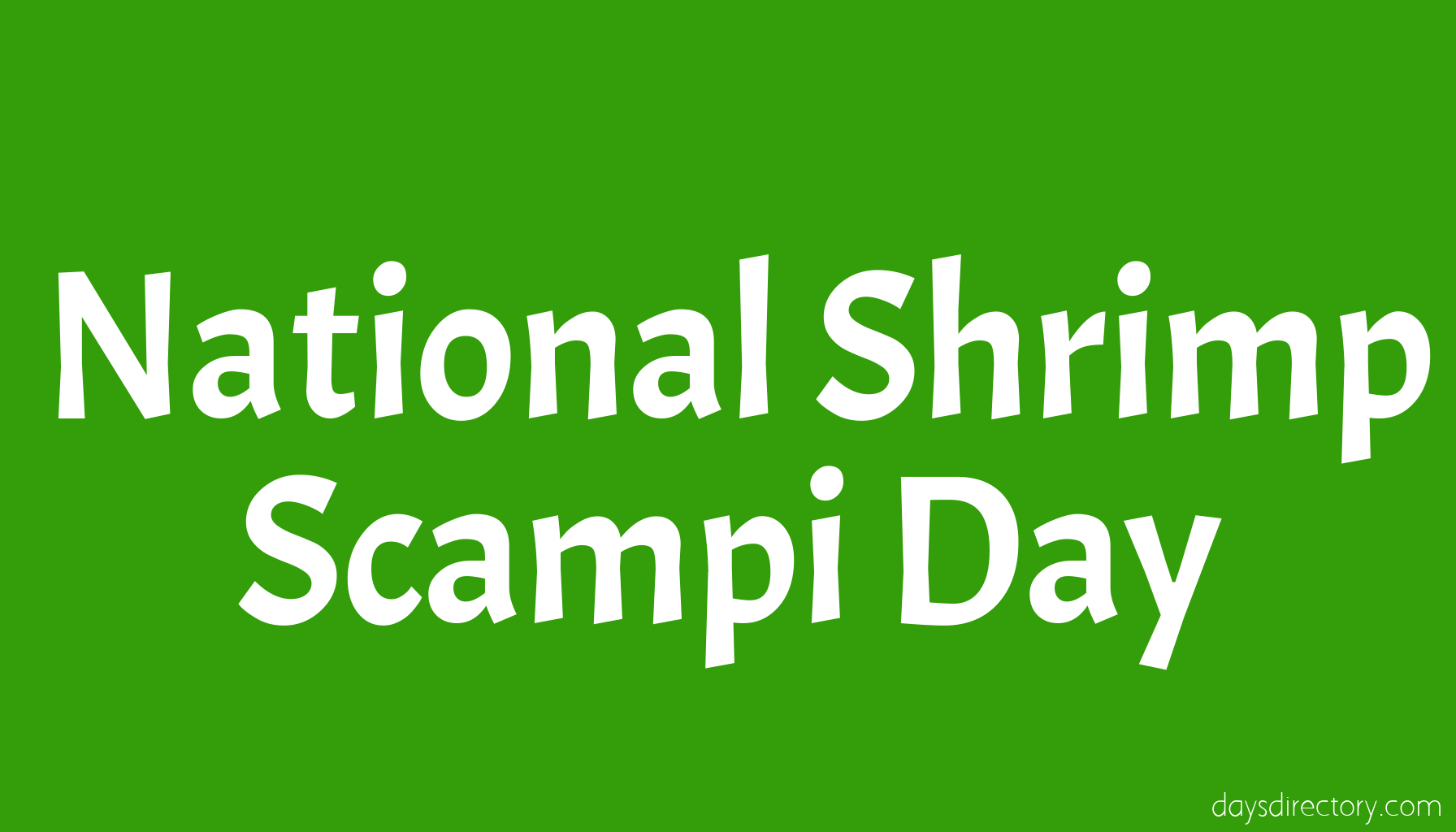National Shrimp Scampi Day
